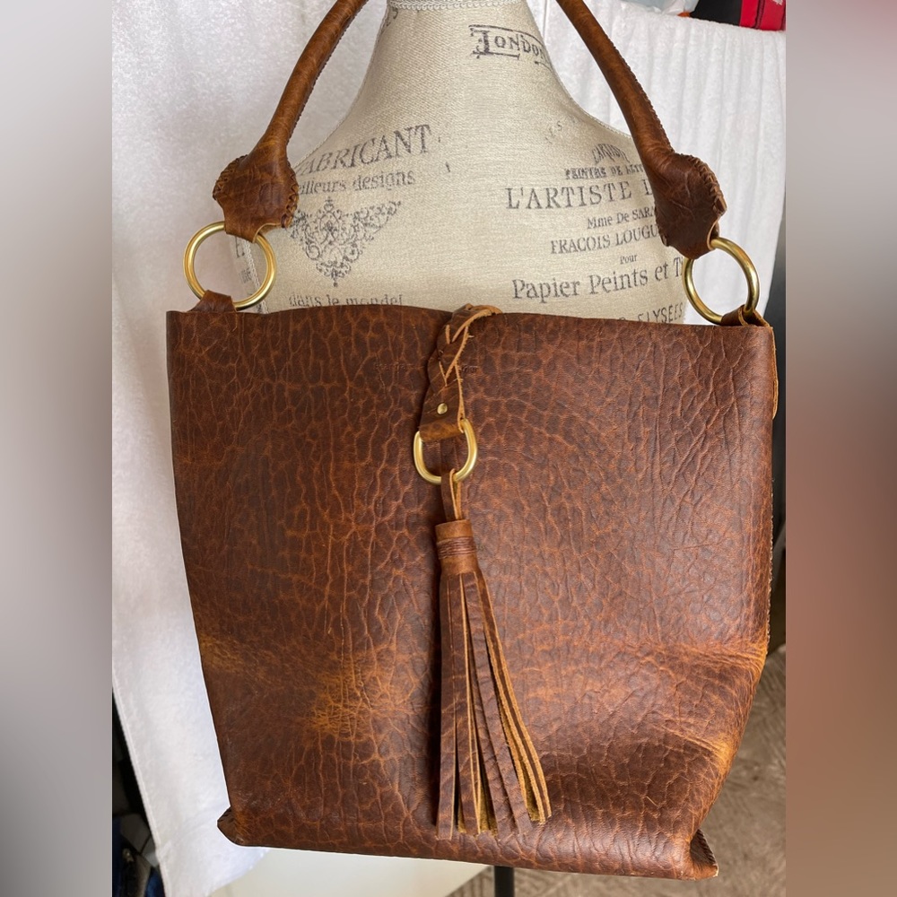 Beautiful handbag leather